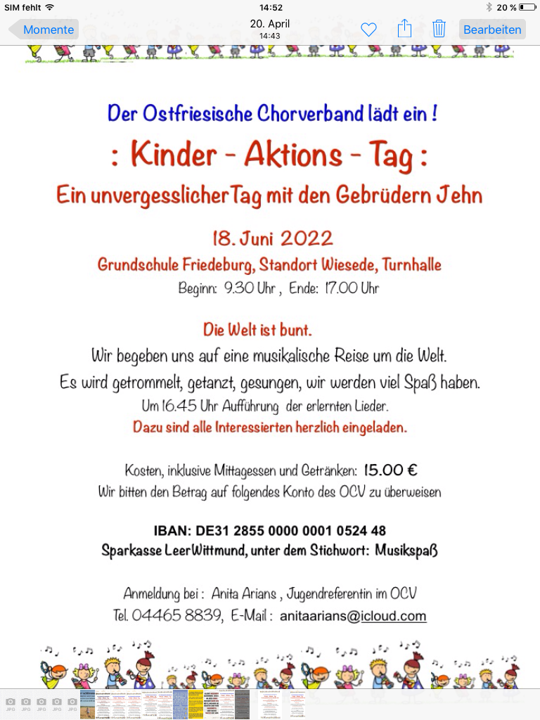 Kinderaktionstag in Friedeburg am 18.06.2022