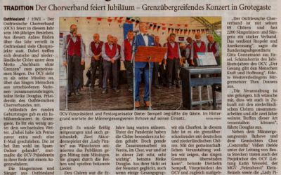 Ostfriesen singen seit 160 Jahren